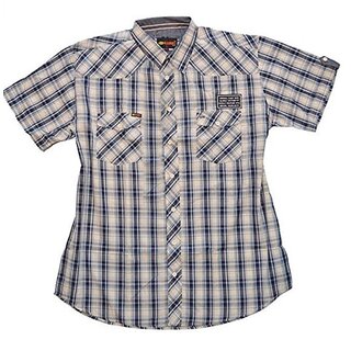 bergren Kurzarm Hemd KAMRO Beige/Navy/Trkis kariert...