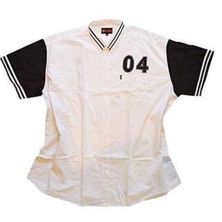 SALE bergren Kurzarm Hemd KAMRO Wei Applikationen...