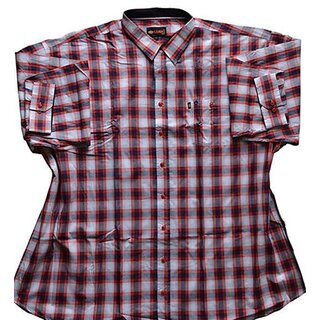 SALE bergren Herren-Hemd KAMRO Navy/Rot/Grau kariert...