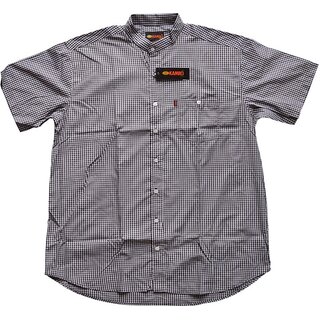 SALE bergren Kurzarm Hemd KAMRO Schwarz/Wei kariert...