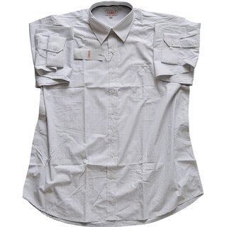 SALE bergren Herren-Hemd KAMRO Wei/Gelb/Blau kariert...