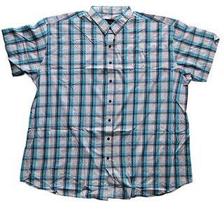 SALE bergren Kurzarm Hemd KAMRO Trkis Navy Wei...