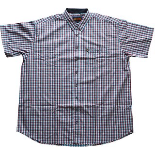 bergren Kurzarm Hemd KAMRO Rot Trkis Wei kariert...