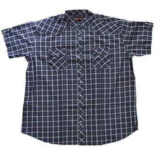 bergren Kurzarm Hemd KAMRO Schwarz Grau Wei kariert...