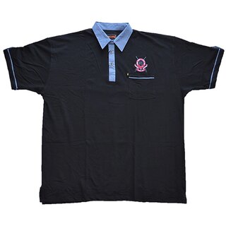 bergren Tolles Poloshirt Piqu KAMRO Schwarz...