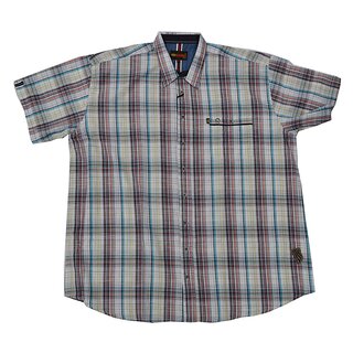 bergren Kurzarm Hemd KAMRO Rot/Blau/Gelb/Wei/Schwarz...