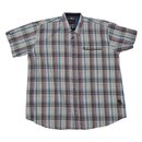 bergren Kurzarm Hemd KAMRO Rot/Blau/Gelb/Wei/Schwarz...