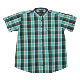 bergren Kurzarm Hemd KAMRO Grn/Trkis/Wei kariert...