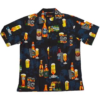 Kurzarm Hawaii Hemd KAMRO 15852 Beer Kokosknpfe M-XXL