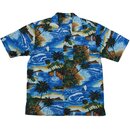 Kurzarm Hawaii Hemd KAMRO 15280 Palme und Meer S-XXL