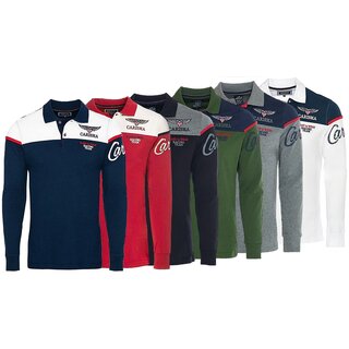 Brandneu Langarm-Poloshirt CARISMA 6 Farbkombis CRM3432...