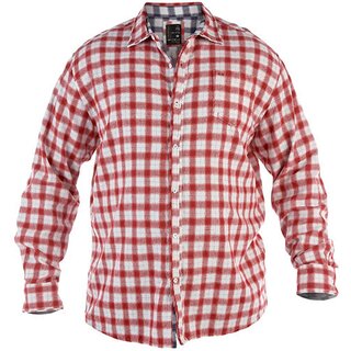 bergren Herren Flanellhemd Langarm Split Star by Duke...