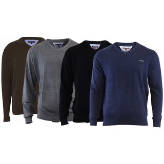 Übergrössen dünner Strickpullover PIERRE CARDIN in 4...