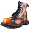 ANGRY ITCH 8-Loch Orange Rub-Off Ranger Leder Stiefel...