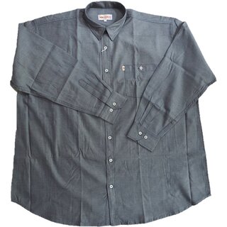 bergren edles Herrenhemd Grau KAMRO mit Seidenglanz...