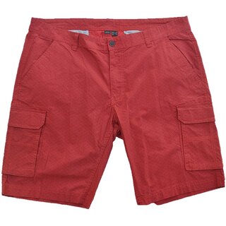 bergrssen modische Cargobermudashort rot/schwarz XXL-7XL