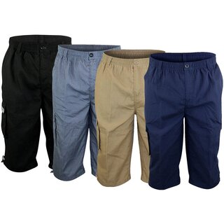 bergren Leichte Cargo-Caprihose D555 4 Farben 3XL-8XL
