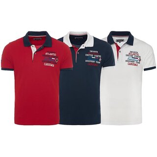 Brandneu Designer Poloshirt CARISMA 3 Farben CRM4664 S-4XL