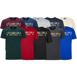 Übergrößen T-Shirt AHORN SPORTSWEAR 11 Farben The Urban Core beige 3XL-10XL