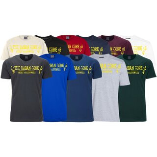 Übergrößen T-Shirt AHORN SPORTSWEAR 11 Farben The Urban Core gelb 3XL-10XL