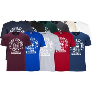 Übergrößen T-Shirt AHORN SPORTSWEAR 11 Farben Walking weiß 3XL-10XL