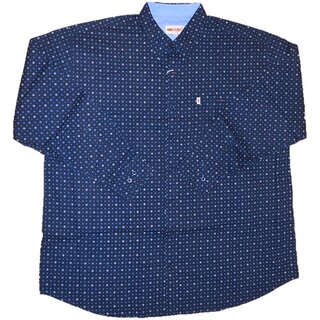 Übergrößen Herrenhemd KAMRO Navy mit Print 3XL-10XL