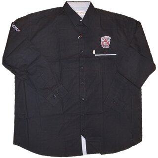 bergren Herrenhemd KAMRO Schwarz, Aufnher,...