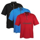Übergrössen Hippes Polo-Shirt Kurzarm LAVECCHIA Rot 3106