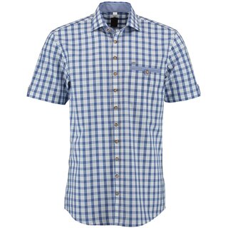 bergren Kurzarmhemd mit Zierteil ber Brusttasche OS...