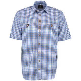 bergren Kurzarmhemd mit Edelwei-Stickerei OS Trachten...