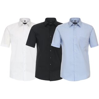 REDMOND bergren Kurzarmhemd Brusttasche 3 Farben 2XL-6XL