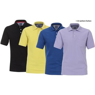 REDMOND Poloshirt mit Brusttasche 16 Farben S-2XL
