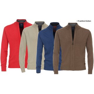 REDMOND Übergrößen Strickjacke ohne Taschen 13 Farben...