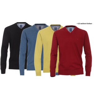 REDMOND V-Neck-Pullover 26 Farben S-2XL