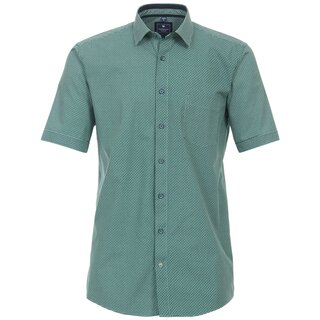 REDMOND bergren Kurzarmhemd Brusttasche Grn gemustert...