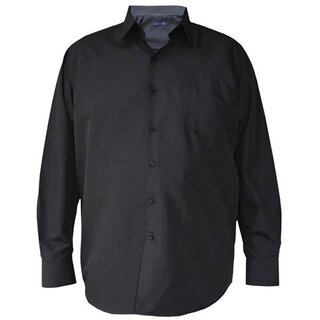 bergrssen Schickes Herrenhemd LAVECCHIA HLA1314-01 Schwarz