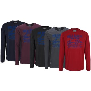 bergren Longshirt AHORN SPORTSWEAR 5 Farben Milwaukee...