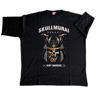 Übergrößen T-Shirt HONEYMOON Skullmurai 3XL-15XL