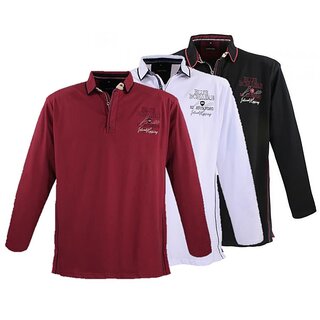 bergrssen Designer Langarm-Poloshirt LAVECCHIA in 3...